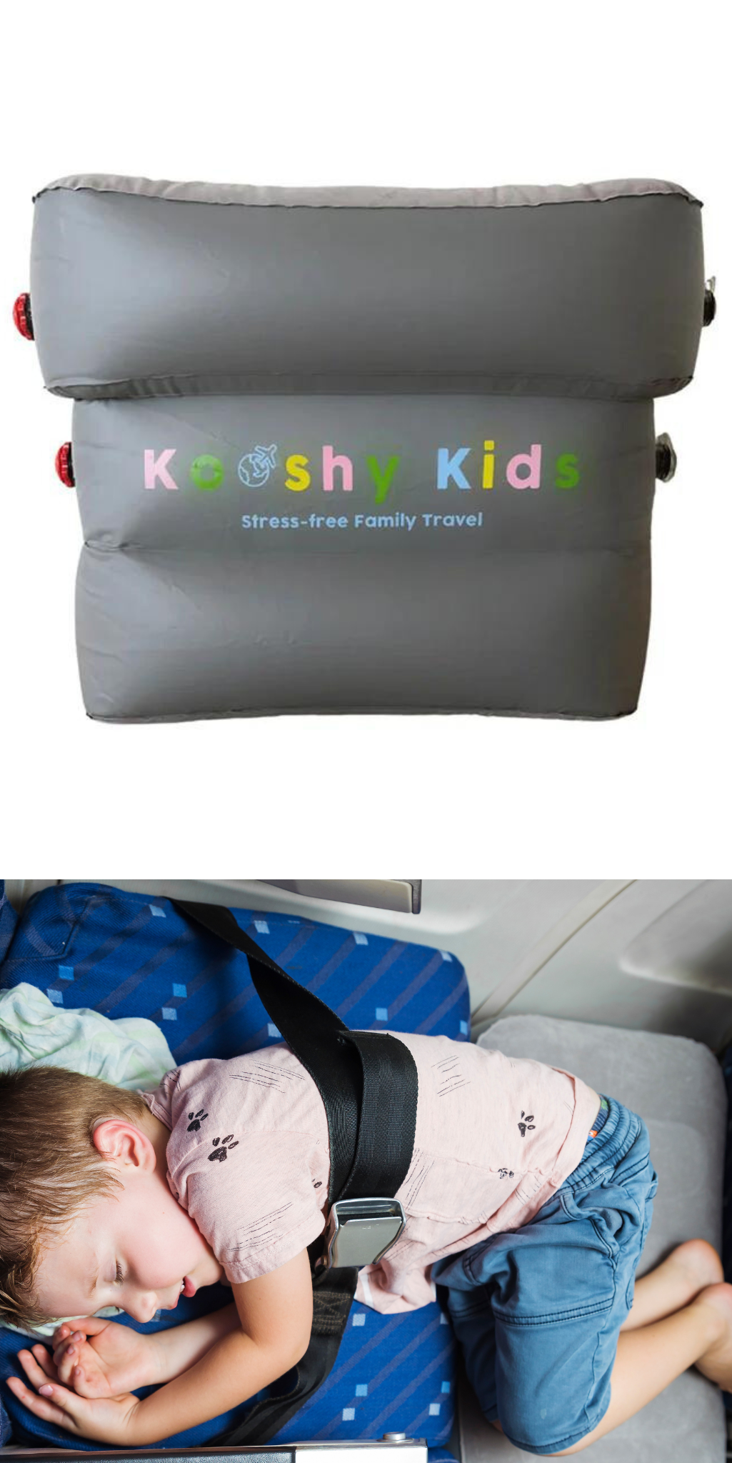 Premium Kooshy Kids Kooshion™ | Footwell Plane Cushion Premium Kooshy Kids Kooshion™ | Footwell Plane Cushion