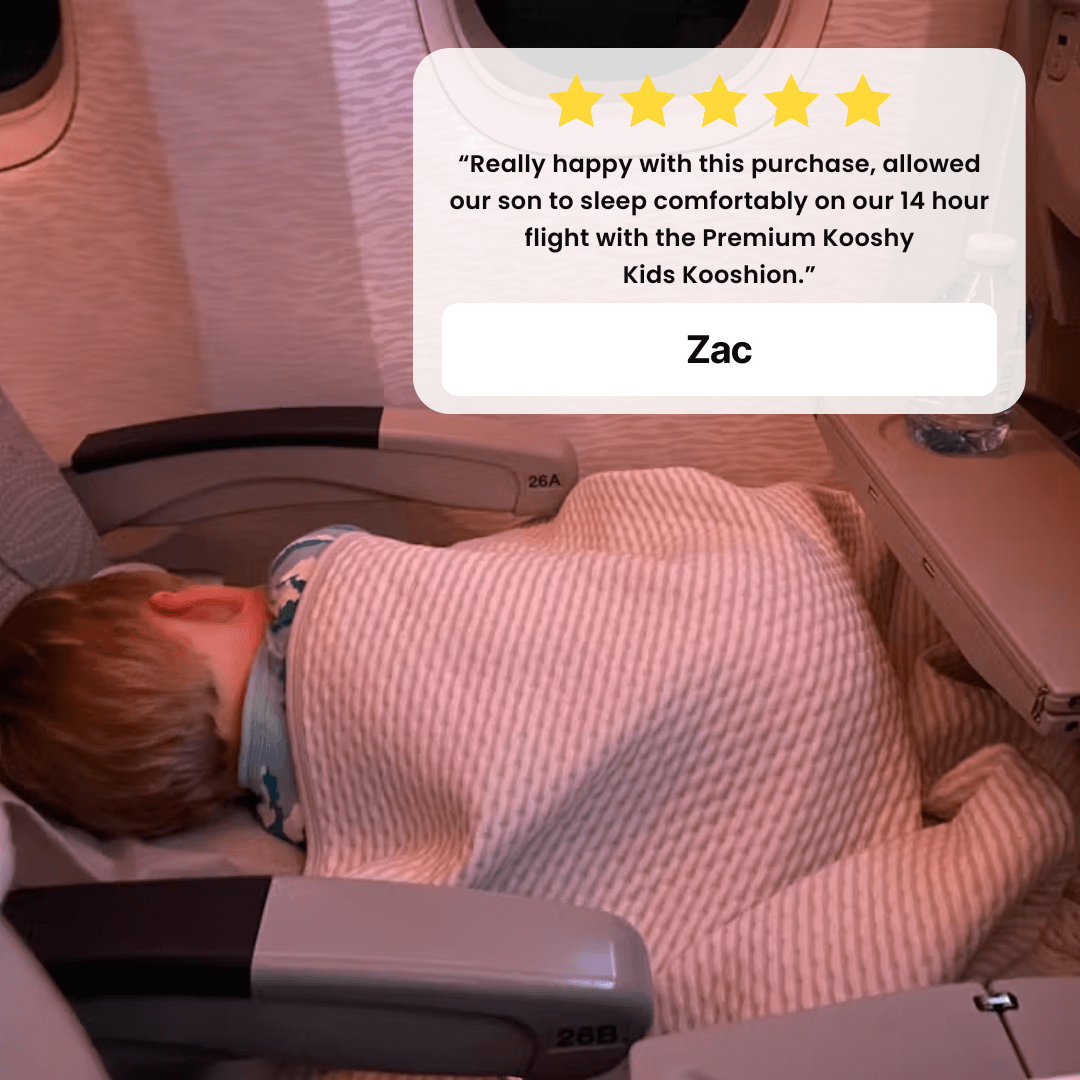 Self-Inflating Kooshy Kids Kooshion | In-Flight Comfort Self-Inflating Kooshy Kids Kooshion | In-Flight Comfort